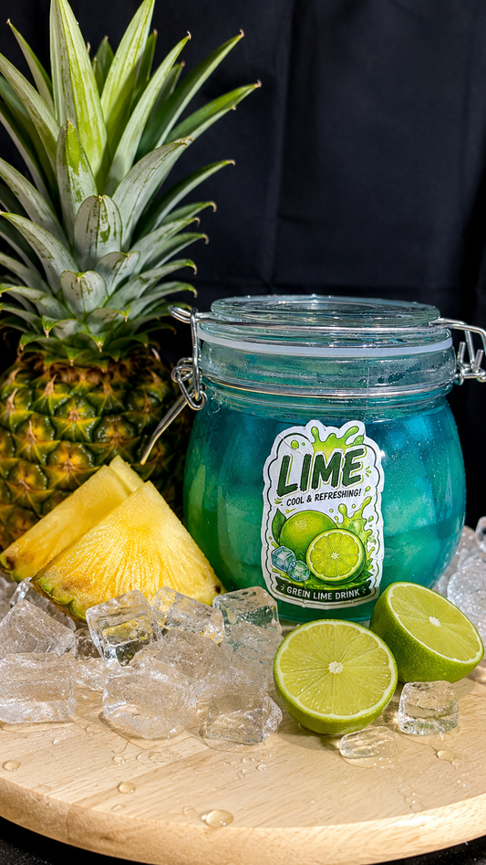 Pineapple pieces ( lime and mint )